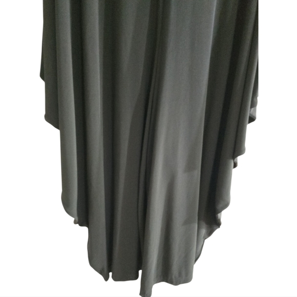 Joseph Ribkoff Harem Drape Cold Shoulder Zip Black Jumpsuit Stretchy Knit 2 - Picture 7 of 12